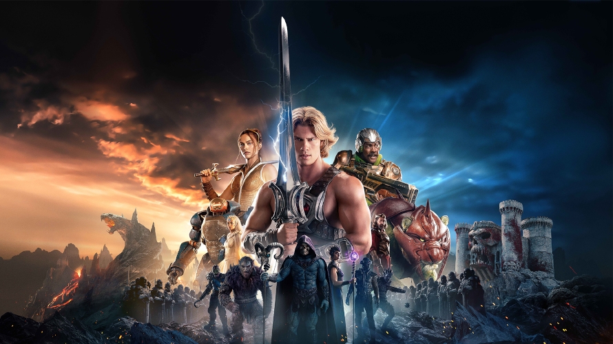 Film backdrop for Masters of the Universe