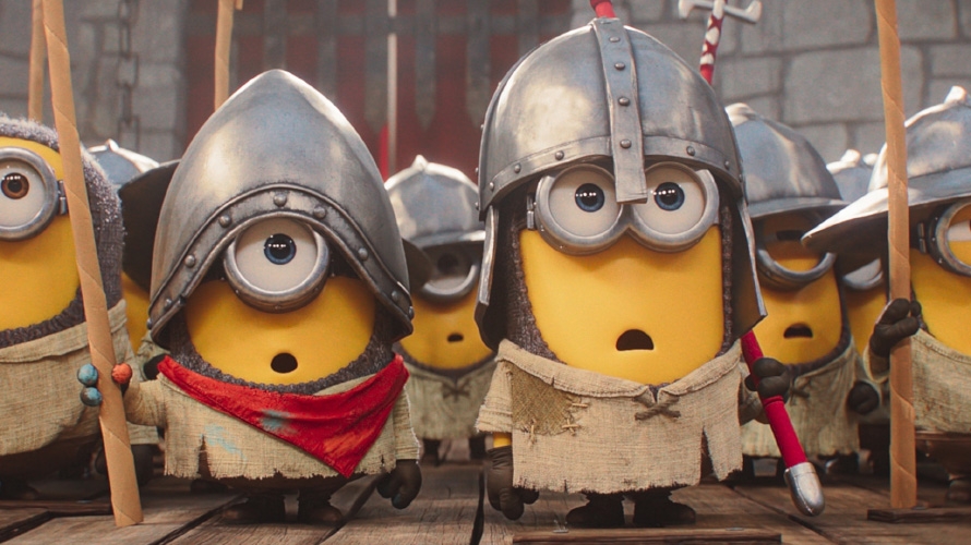 Film backdrop for Minions & Monsters