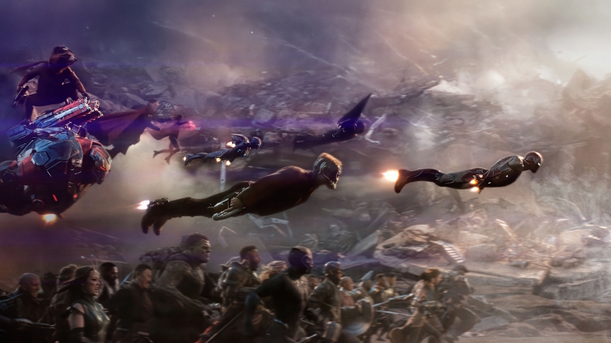 Film backdrop for Avengers: Endgame Encore