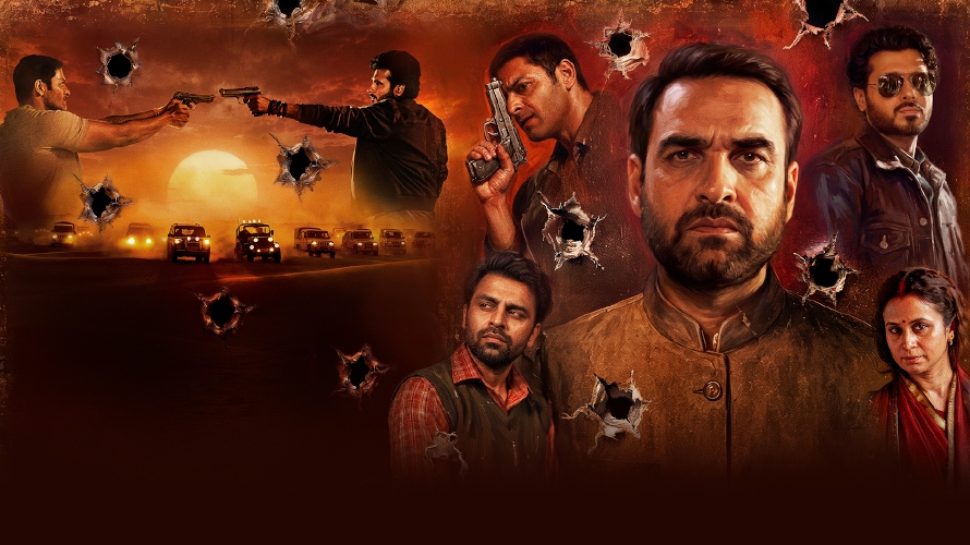 Film backdrop for Mirzapur: The Movie