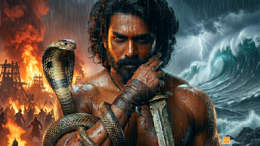 Film backdrop for Nagabandham - The Secret Treasure