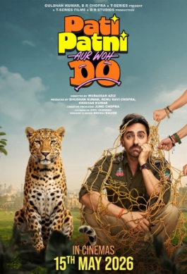 Theatrical poster for Pati Patni Aur Woh Do