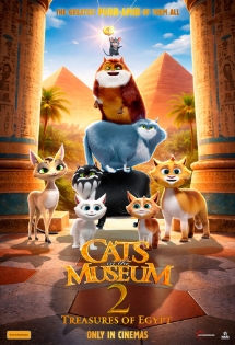 Theatrical poster for Cats in the Museum 2: Treasures of Egypt